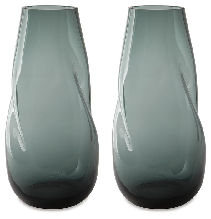 Beamund Teal Blue Vase (2/CS)