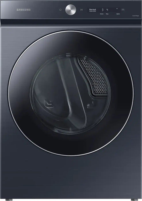 Samsung - BESPOKE 7.6 Cu. Ft. Stackable Smart Electric Dryer with Steam and AI Optimal Dry - Brushed Navy - Open Box - fair - new