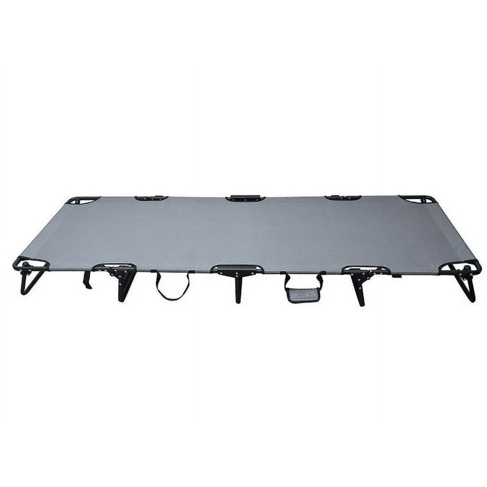 Ozark Trail Camping Folding with Easy Setup Cot, Gray, Adult,75.6in x 25 in x 8.46in, Polyester - new