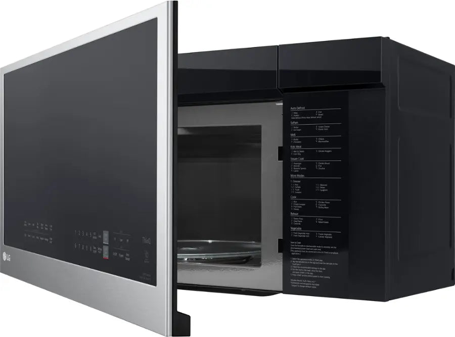 LG - 2.0 Cu. Ft. Over-the-Range Microwave with Sensor Cooking and EasyClean - Stainless Steel - new