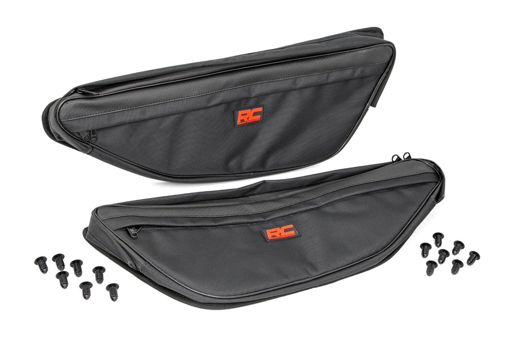 Rough Country Front Door Storage Bags for 2019-2021 Honda Talon - 92052 - open_box