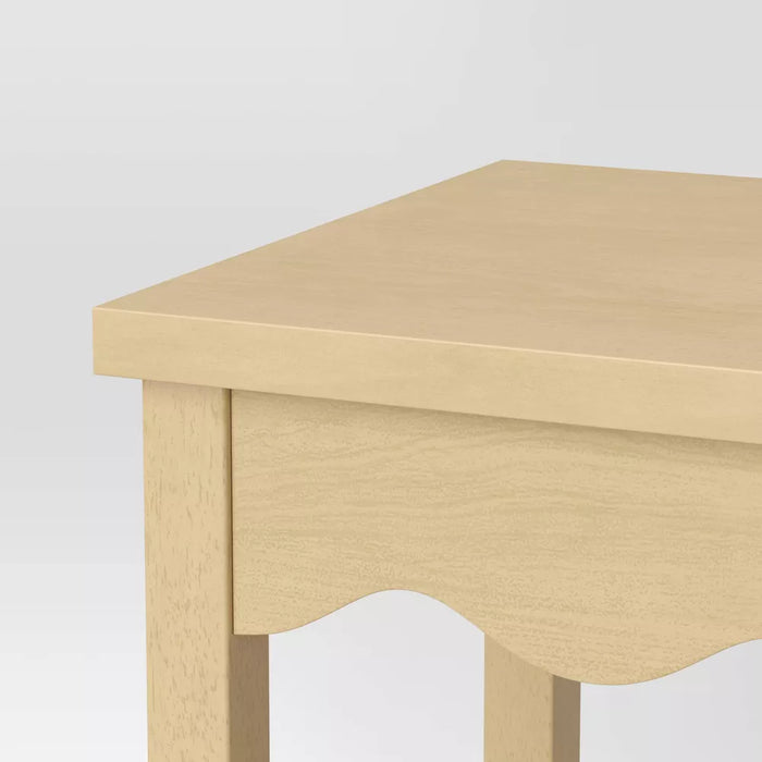 Wavy Accent Side Table Natural - Room Essentials™