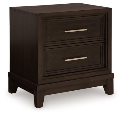 Neymorton Dark Grayish Brown Bedroom Furniture Pieces
