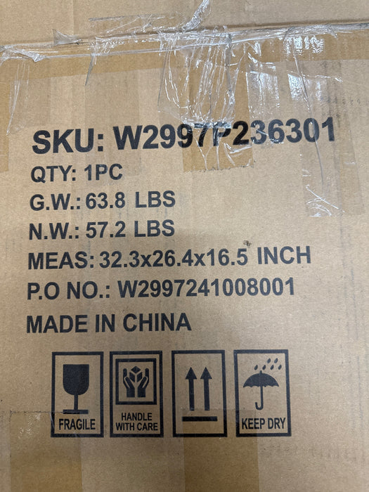 Chenille Oversized Sofa Lounge Chair - Dark Grey - new