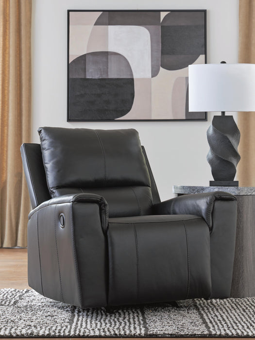 Danemere Black Rocker Recliner