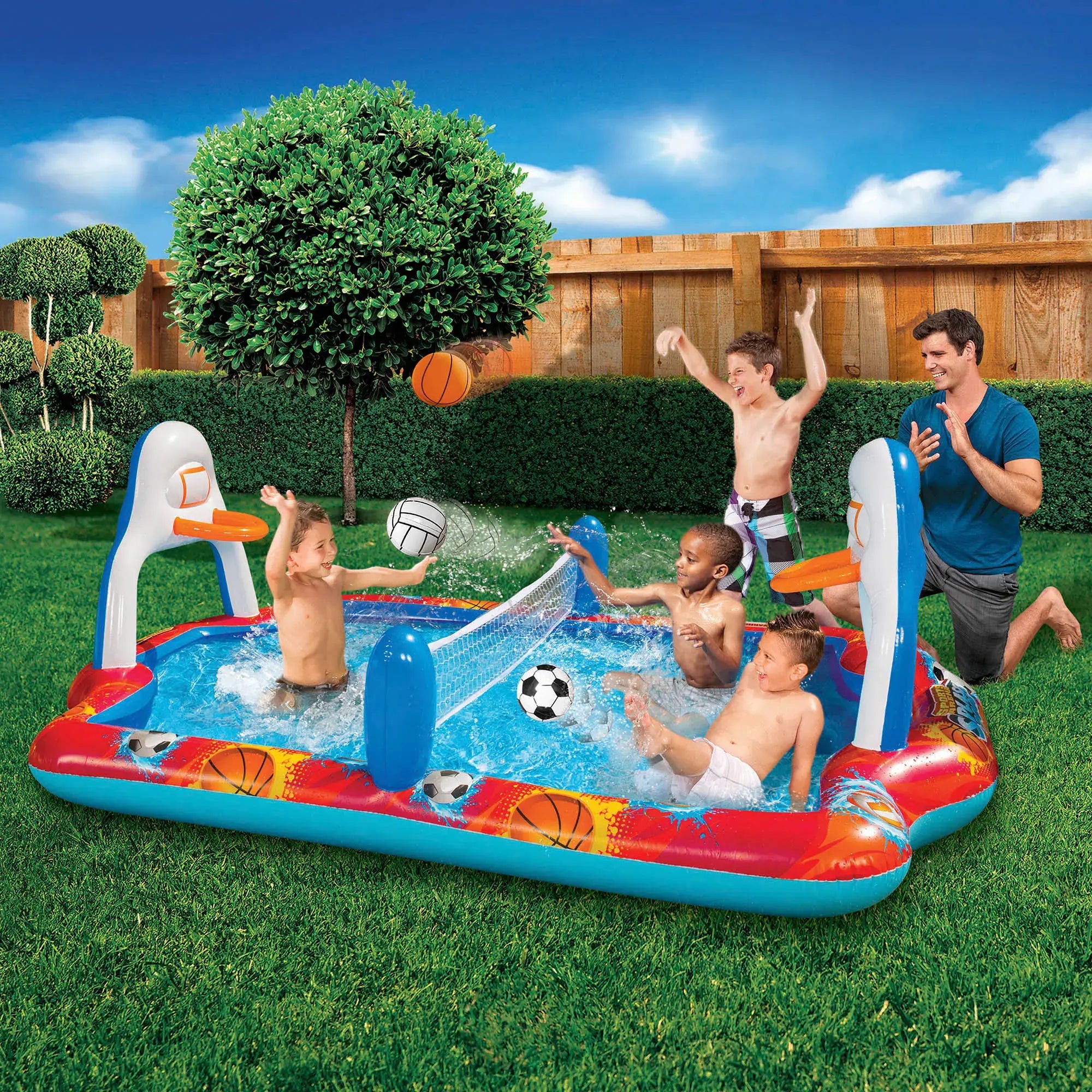 Banzai - Sports Arena 4-In-1 Play Center Pool - open_box