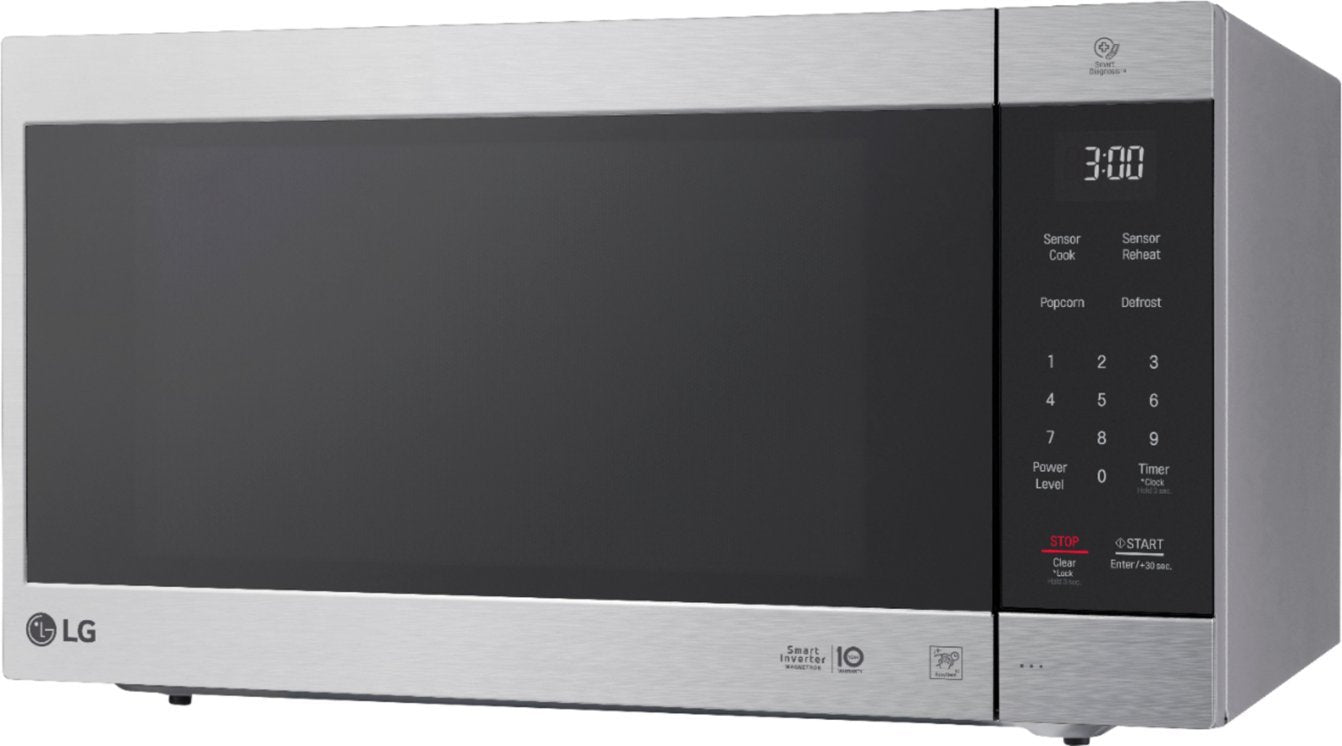 LG - NeoChef 2.0 Cu. Ft. Countertop Microwave with Sensor Cooking and EasyClean - Stainless Steel - display_model