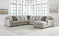 Ardsley Pewter Ardsley 5-Piece Sectional with Chaise
