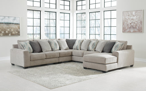 Ardsley Pewter Ardsley 5-Piece Sectional with Chaise
