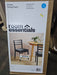 Set of 2 Ladder Back Dining Chair With Padded Seat Black - Room Essentials™