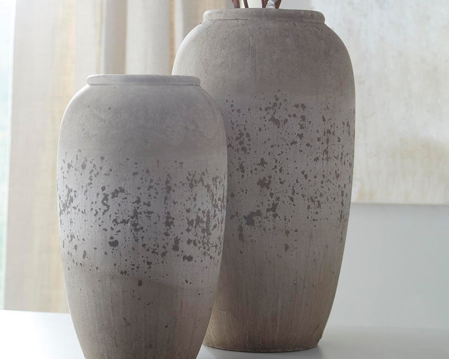 Dimitra Brown/Cream Vase Set (Priced Per Item, Must Order 2, 4, 6, or 8)