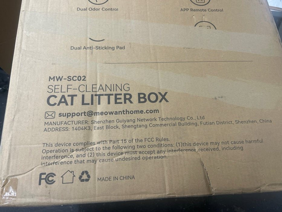 Osoeri 75L Smart Automatic Self-Cleaning Cat Litter Box, APP Control/Integrated Safety Protection,White - new