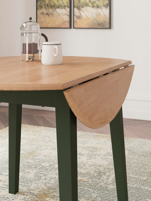 Gesthaven Natural/Green Gesthaven Dining Drop Leaf Table