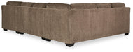 Graftin Teak Graftin 3-Piece Sectional with Chaise