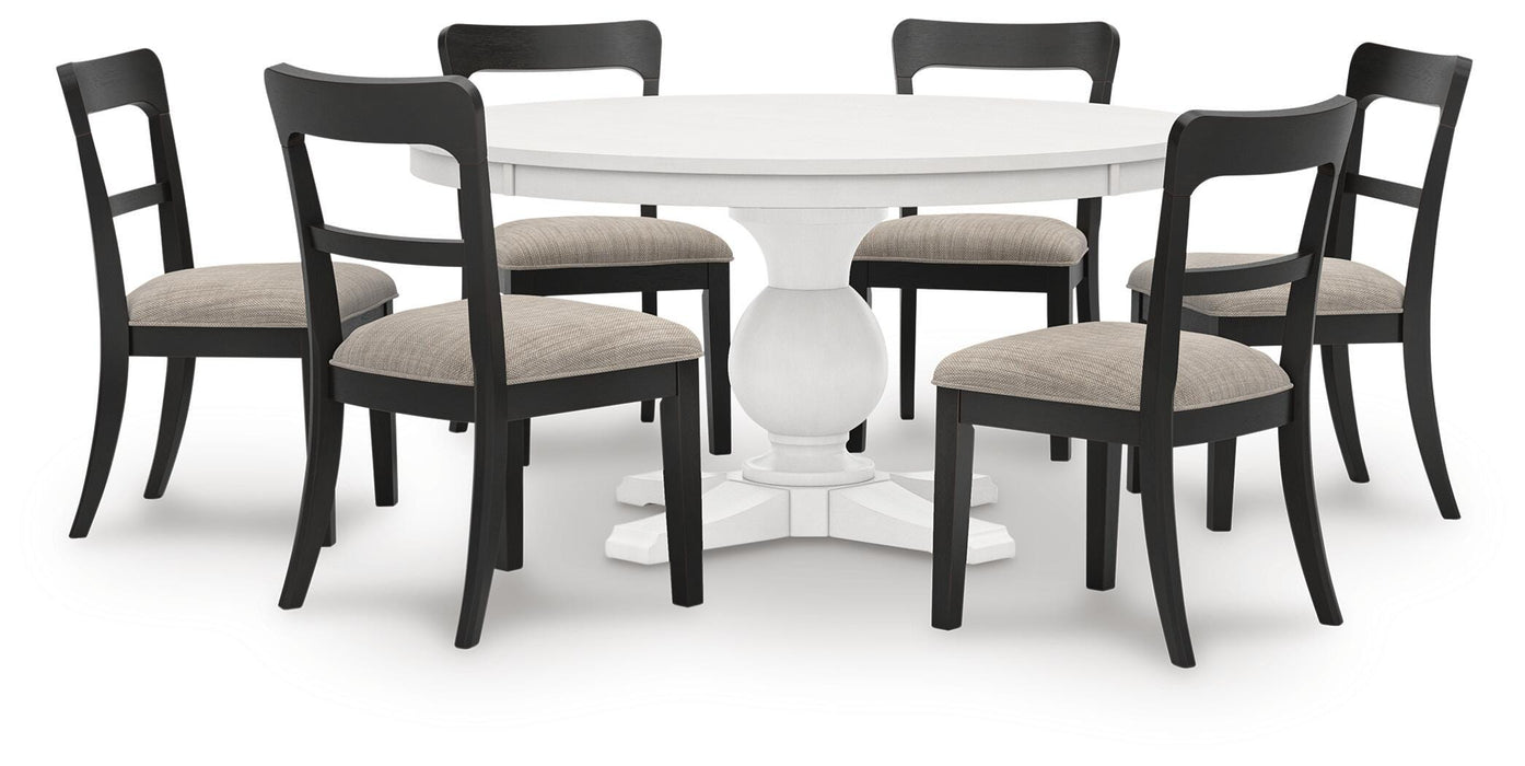 Chadworth White Dining Collection