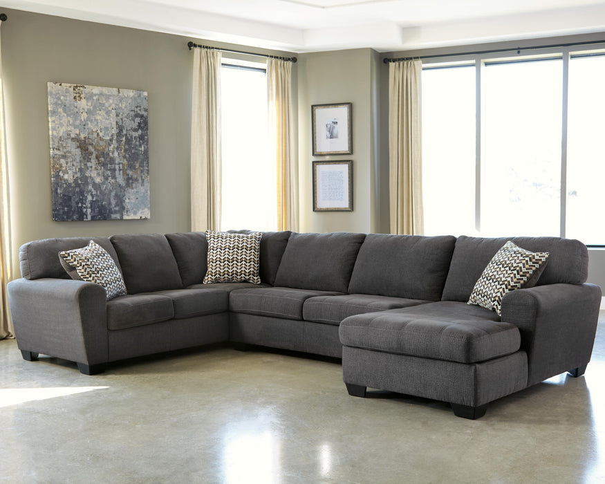 Ambee Slate Ambee 3-Piece Sectional with Chaise