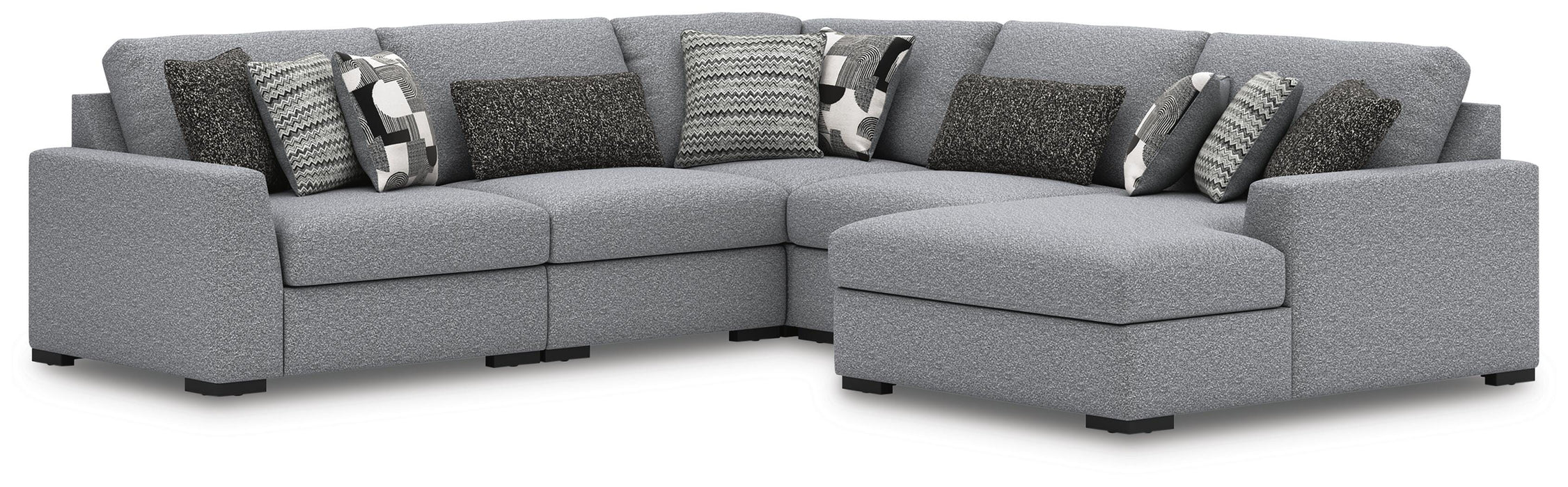 Bealton Salt and Pepper Bealton 5-Piece Sectional with Chaise