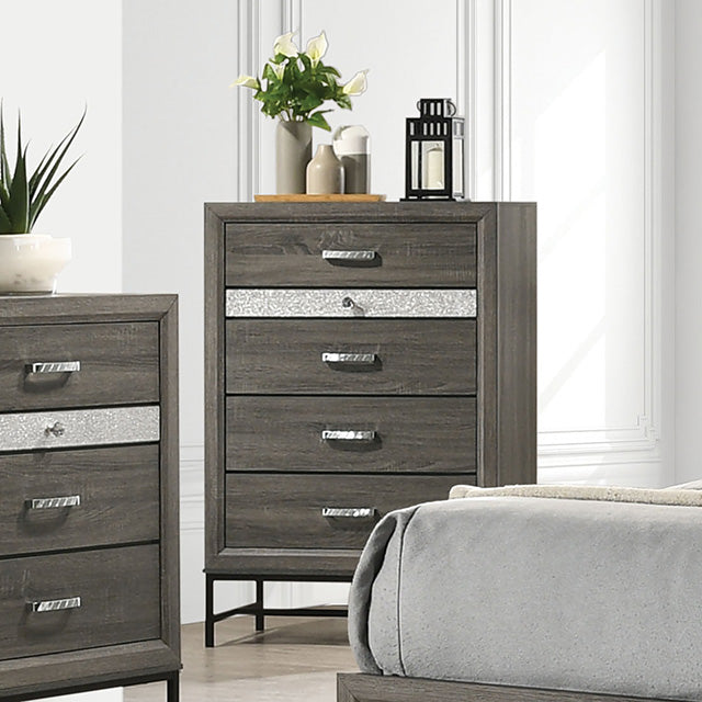 Furniture of America Voleta Chest in Gray FM7212GY-C - new