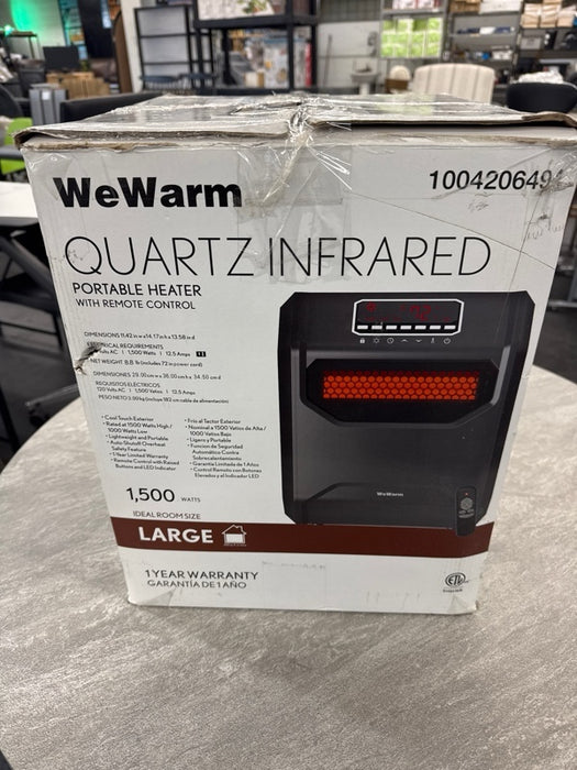 We Warm 1500 Watts Quartz Infrared Space Heater HT1013US, Large Room Size - new