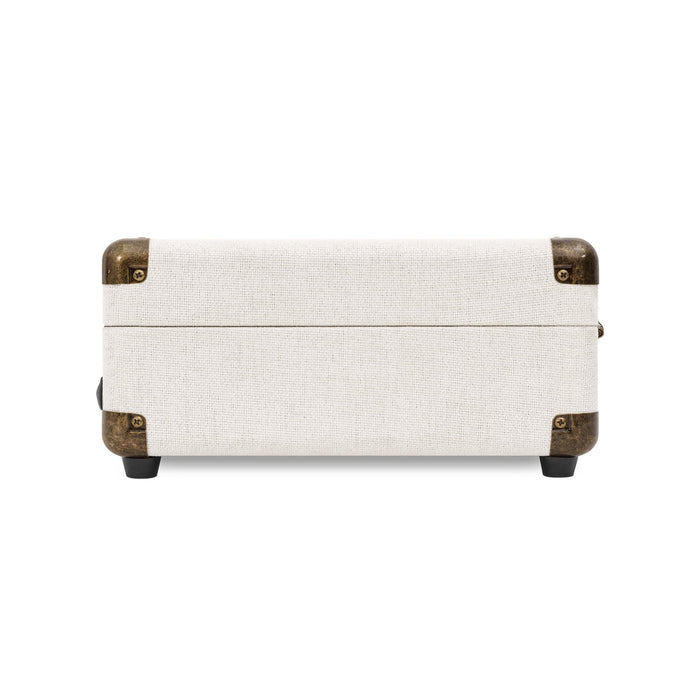 Victrola Venture Bluetooth Portable Mid-Century Modern Suitcase Record Player with 3-Speed Turntable & Built-in Speakers | Oak - new