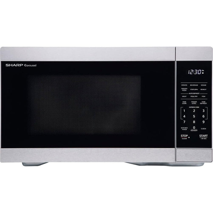 Sharp 1.1 cu. ft. Mid-Size Countertop Microwave Oven (SMC1162HS) - use_like_new