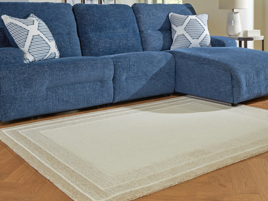 Teelgan Ivory/Tan Medium Rug