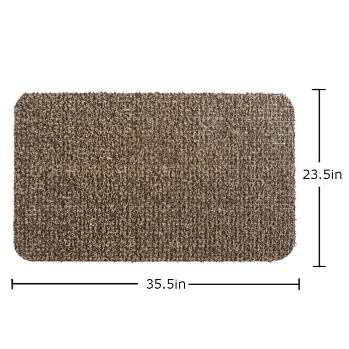 CLEAN MACHINE 10376923 High Traffic Astroturf Dirt Trapper Doormat, 23.5" x 35.5", Sandbar - new