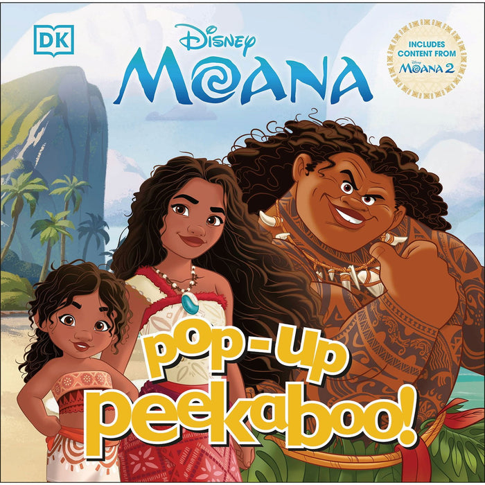 Pop-Up Peekaboo! Disney Moana, Board Book - new