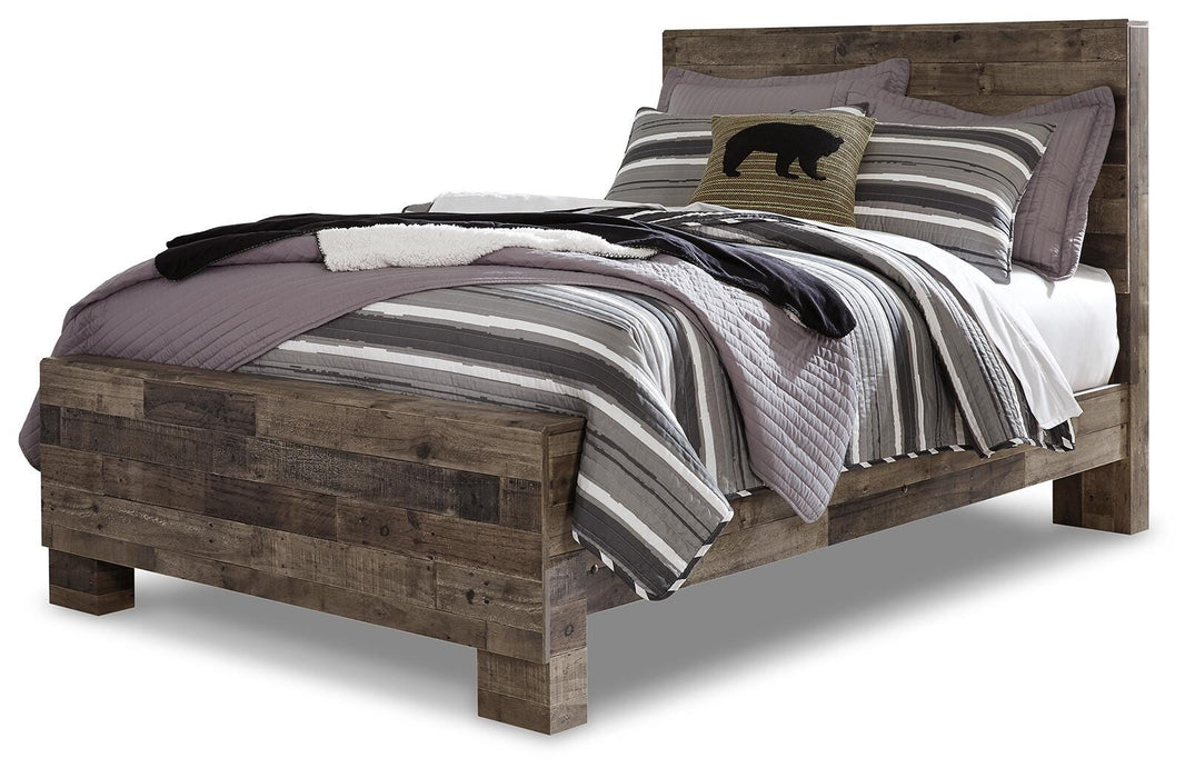 Derekson Multi Gray Derekson Full Panel Bed