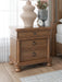 Chadworth Brown Three Drawer Night Stand