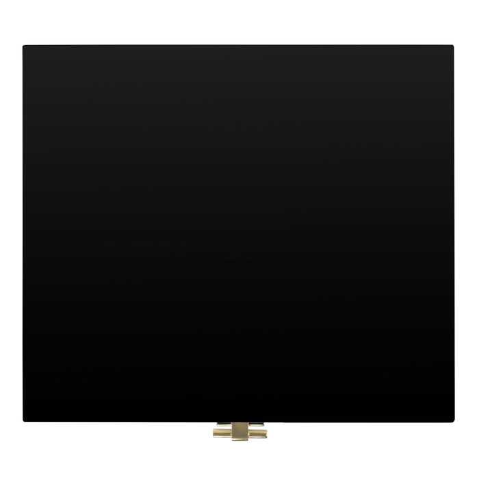 SAFAVIEH Genevieve Mid-Century 2 Drawer Nightstand, Black/White Washed - new