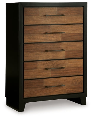 Kraeburn Brown/Black Bedroom Furniture Pieces