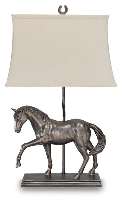 Sandorman Bronze Finish Poly Table Lamp (1/CN)