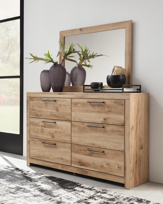 Hyanna Tan Brown Hyanna Dresser and Mirror