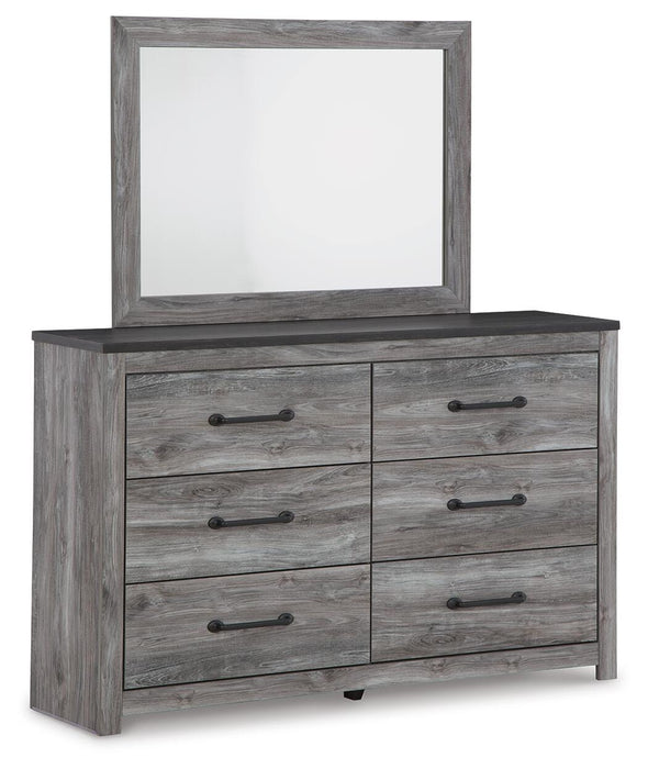 Bronyan Dark Gray Bronyan Dresser and Mirror