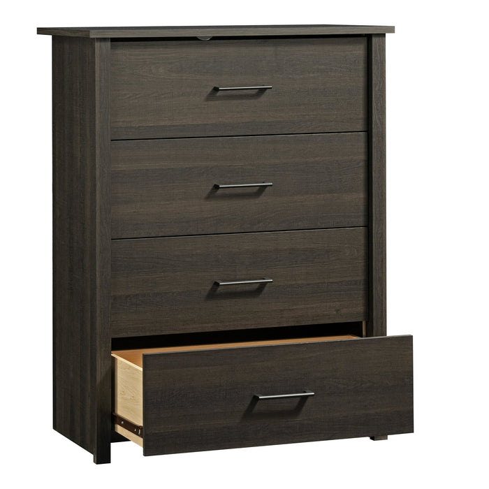 Mainstays Hillside 4-Drawer Dresser, Espresso Finish - new