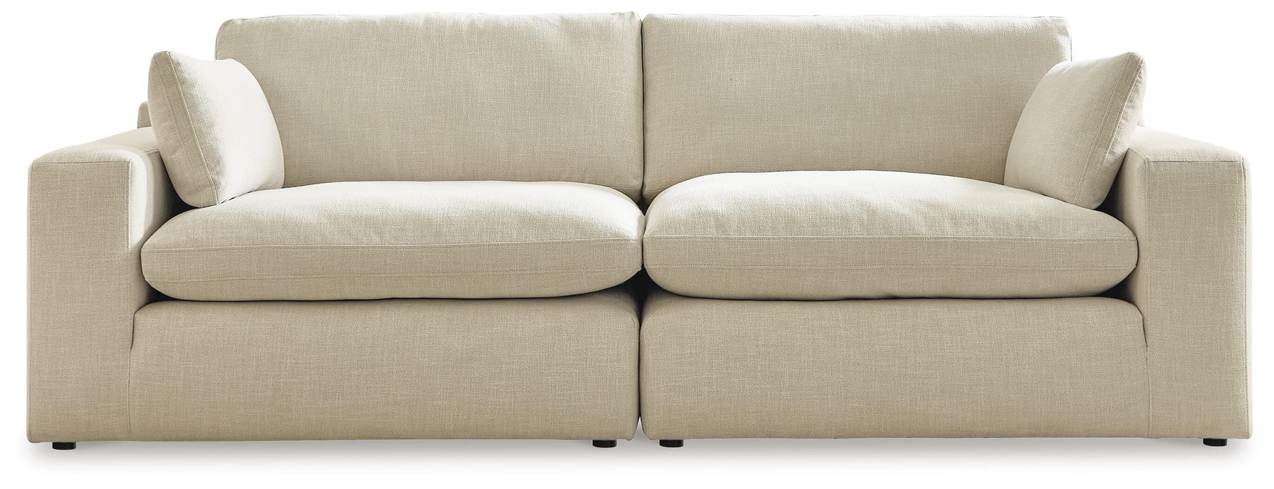 Elyza Linen Elyza 2-Piece Sectional Loveseat