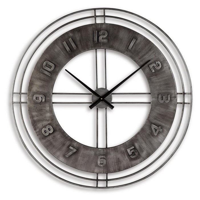 Ana Sofia Antique Gray Wall Clock