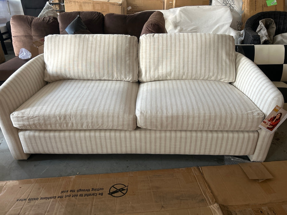 Beautiful Drew 72.2" Sofa by Drew Barrymore for Adults, Striped Linen - new