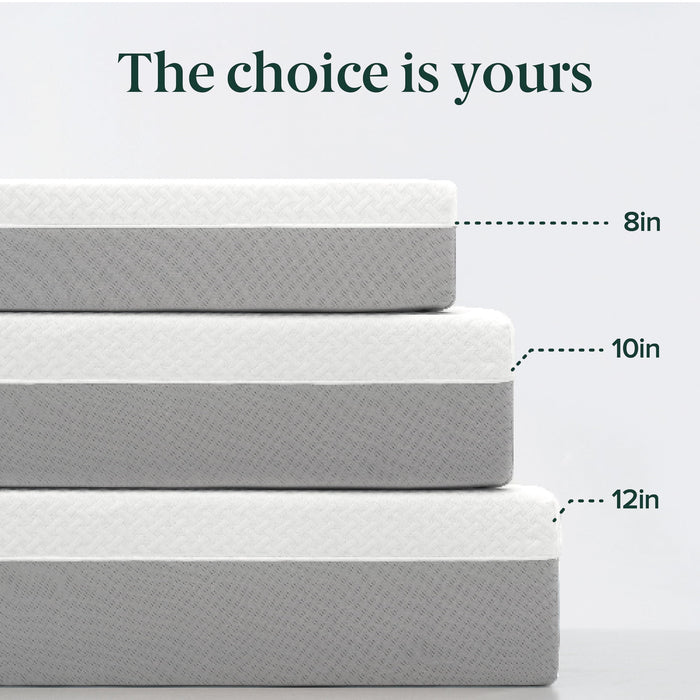 Zinus Cooling Airflow 8" Hybrid Mattress in a Box, Adult, Twin - open_box
