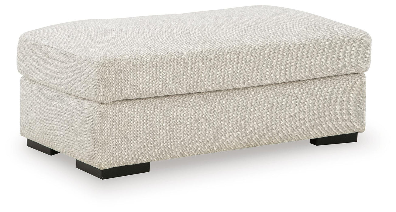 Evanley Linen Ottoman