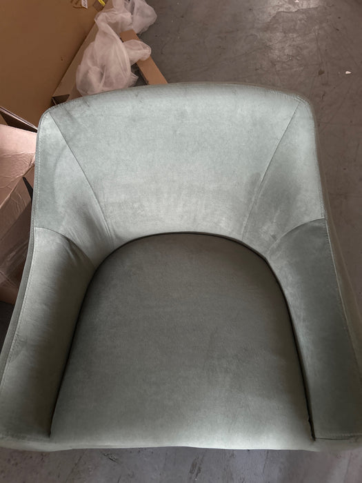 Better Homes & Gardens Emerson Curvy Accent Chair, Olive - new