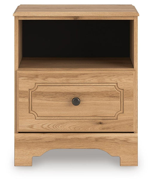 Galletyn Warm Brown One Drawer Night Stand