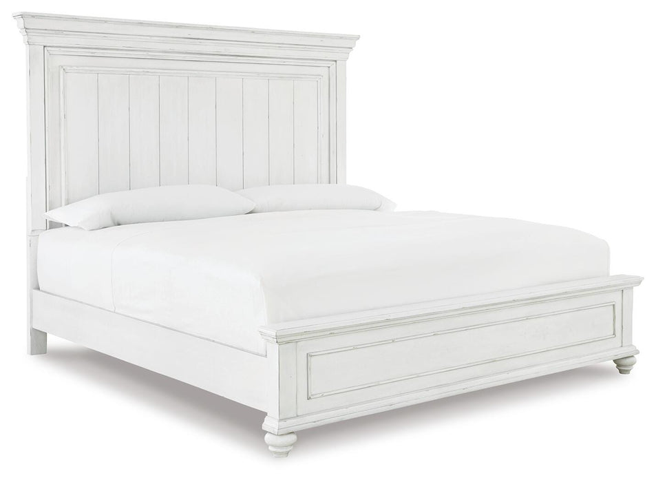 Kanwyn Whitewash Kanwyn Queen Panel Bed