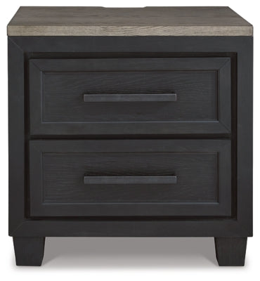 Foyland Black/Brown Bedroom Furniture Pieces