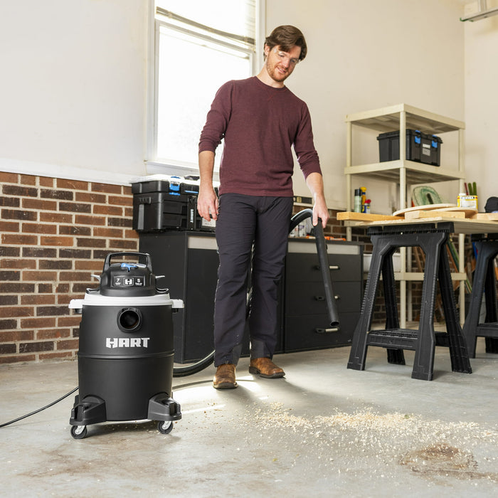 HART VOC708PF 3701 7 Gallon 5 Peak HP Poly Wet/Dry Vacuum with Blower Function - new