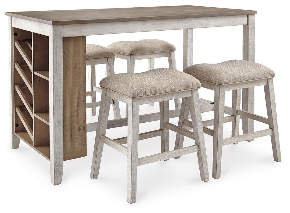 Skempton White/Light Brown Dining Collection