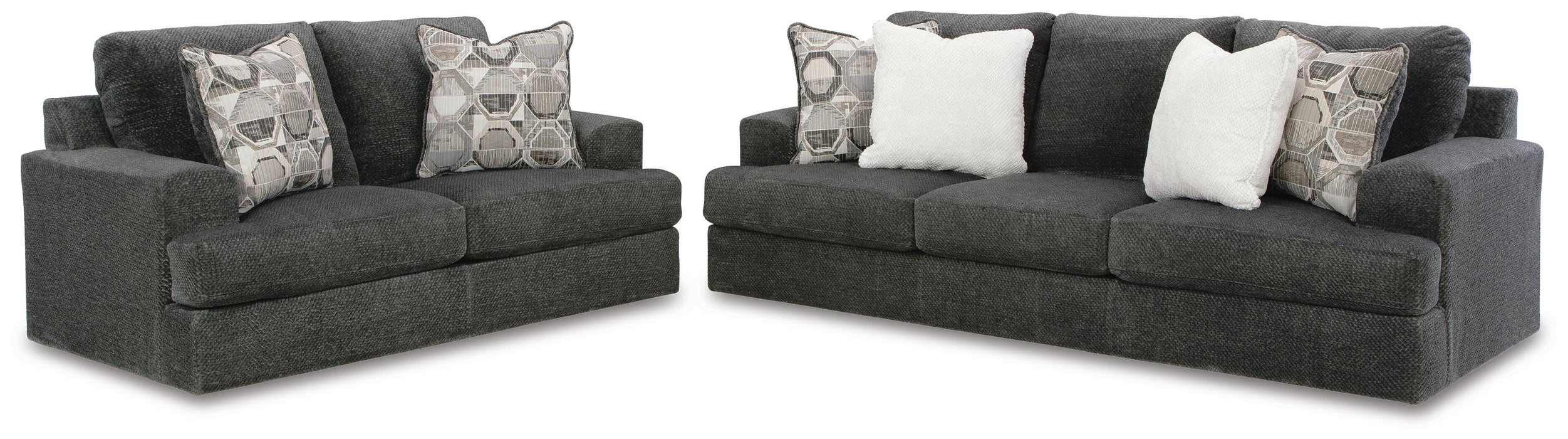 Karinne Smoke Karinne Sofa and Loveseat