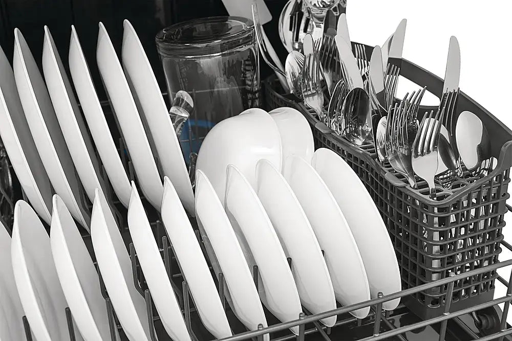 Frigidaire - Gallery 24" Built-In Dishwasher with MaxBoost Dry Technology, 52dba - Black Stainless Steel - new