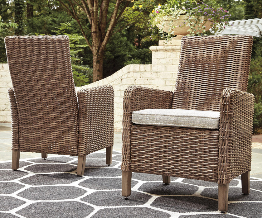 Beachcroft Beige Arm Chair With Cushion (Priced Per Item, Must Order 2, 4, 6, or 8)